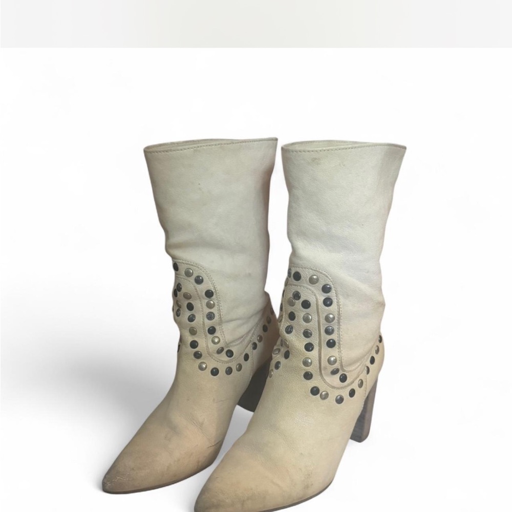 Free People Dakota Studded Heel Boots